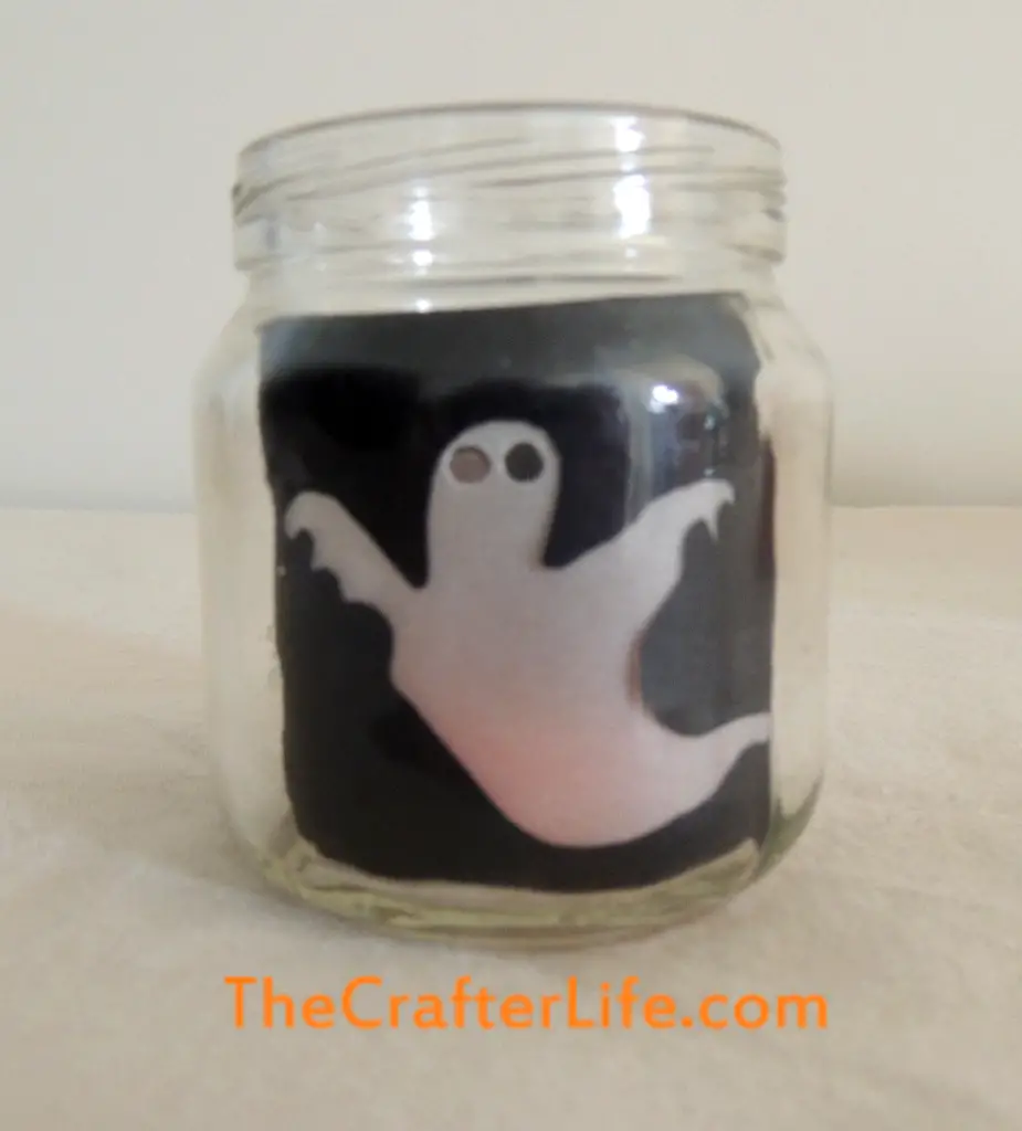 ghost, baby food jar, candle