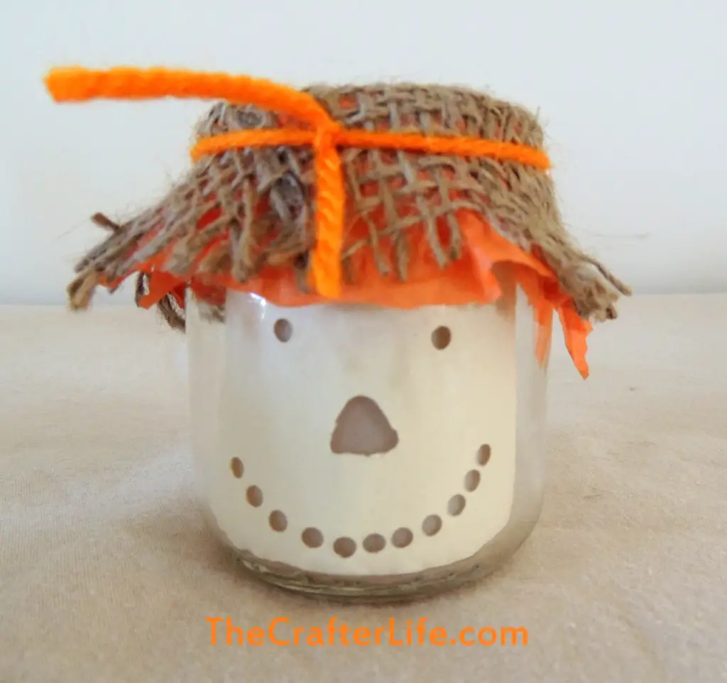 ScareCrow, Candle, Baby Food Jar, Scarecrow Candle