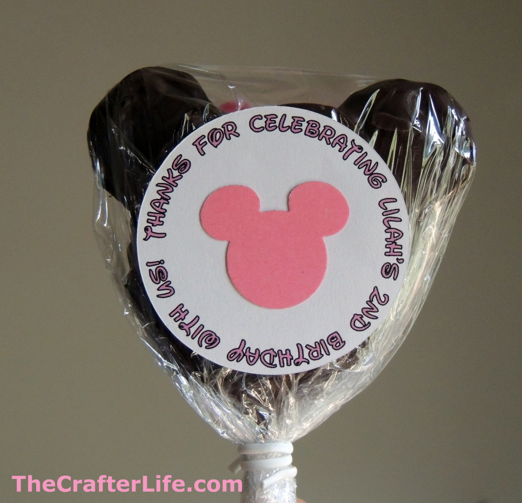 Minnie Mouse Cookie Pop