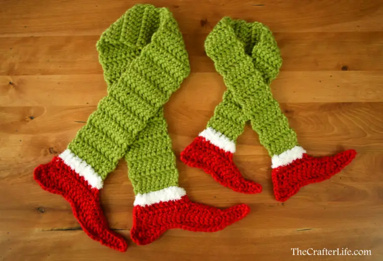 Tip-Toeing Christmas Legs Scarf
