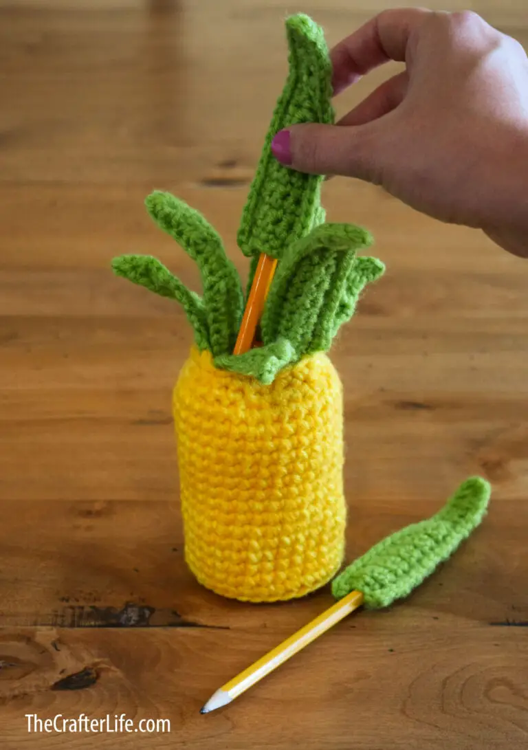 Pineapple Pencil Holder