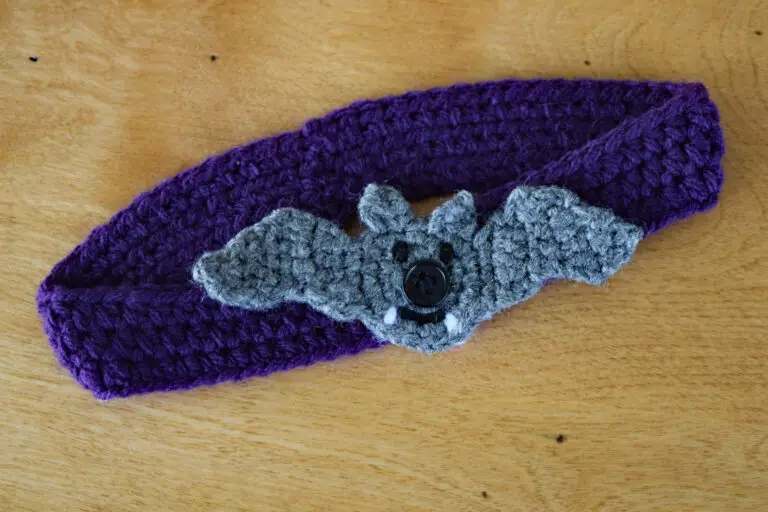 Flying Bat Button-On Appliqué
