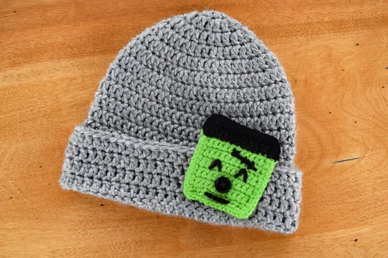 Monster Head Button-On Appliqué