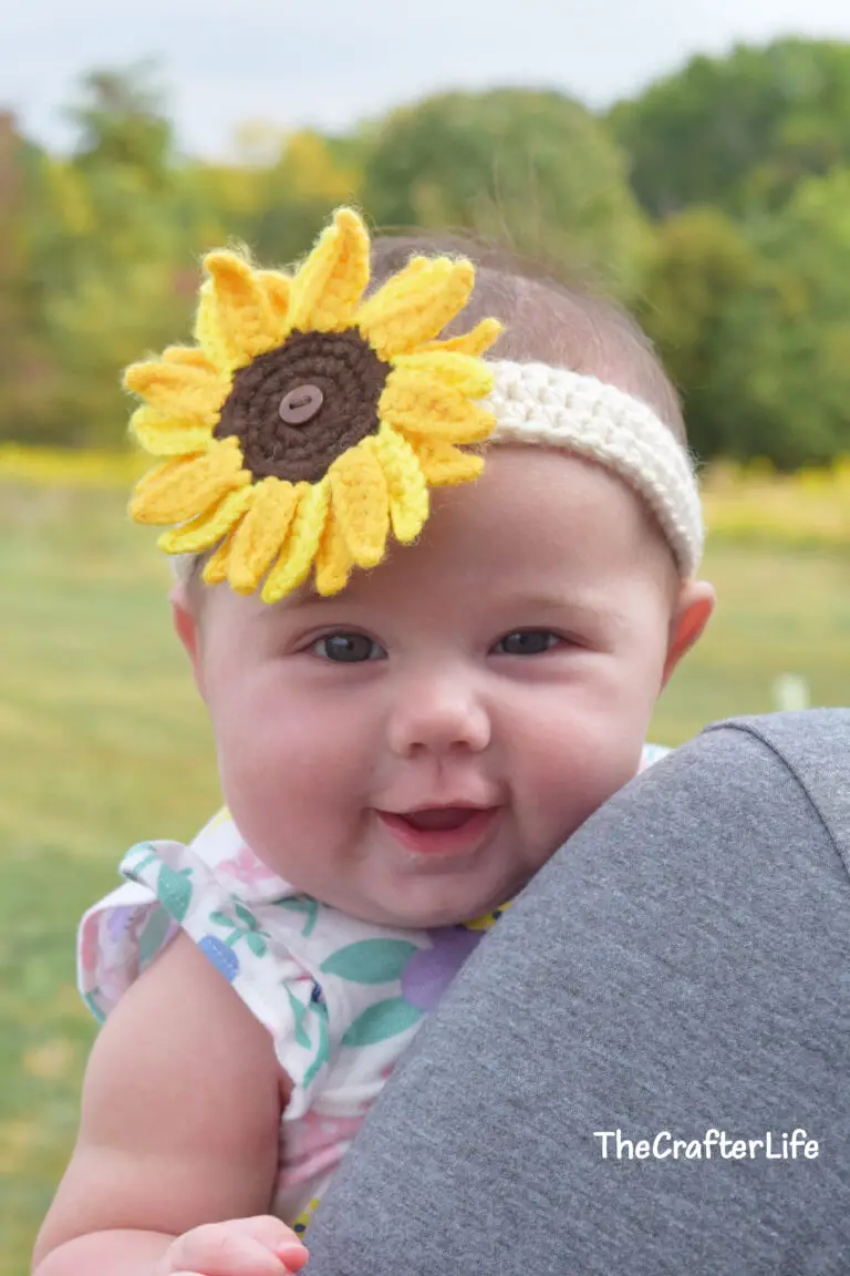 Sunflower Button-On Appliqué